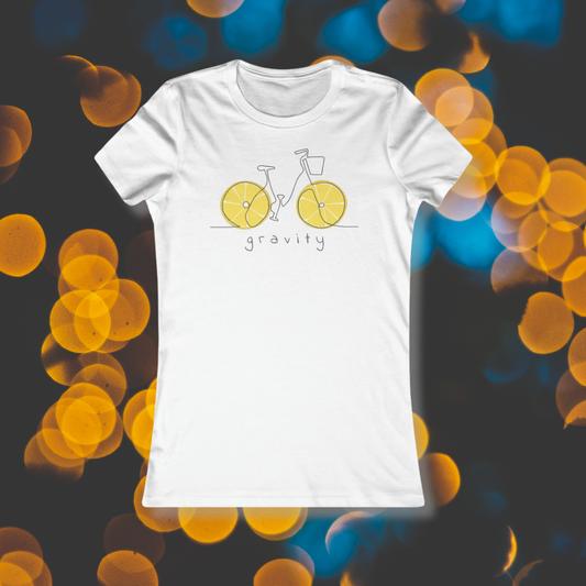 LEMON BIKE | Camiseta de algodón para mujer