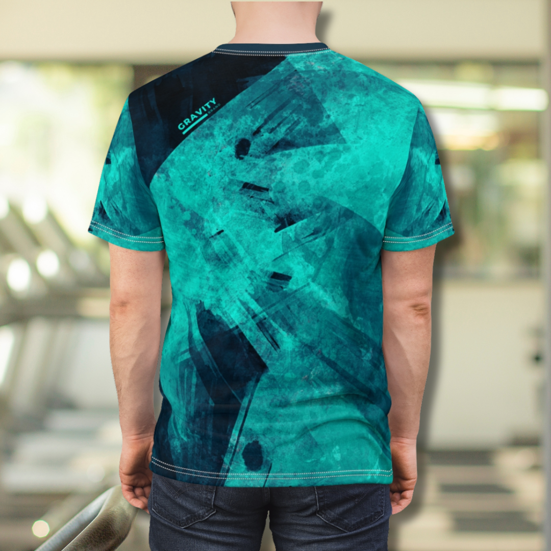 CYAN | Camiseta con estampado integral