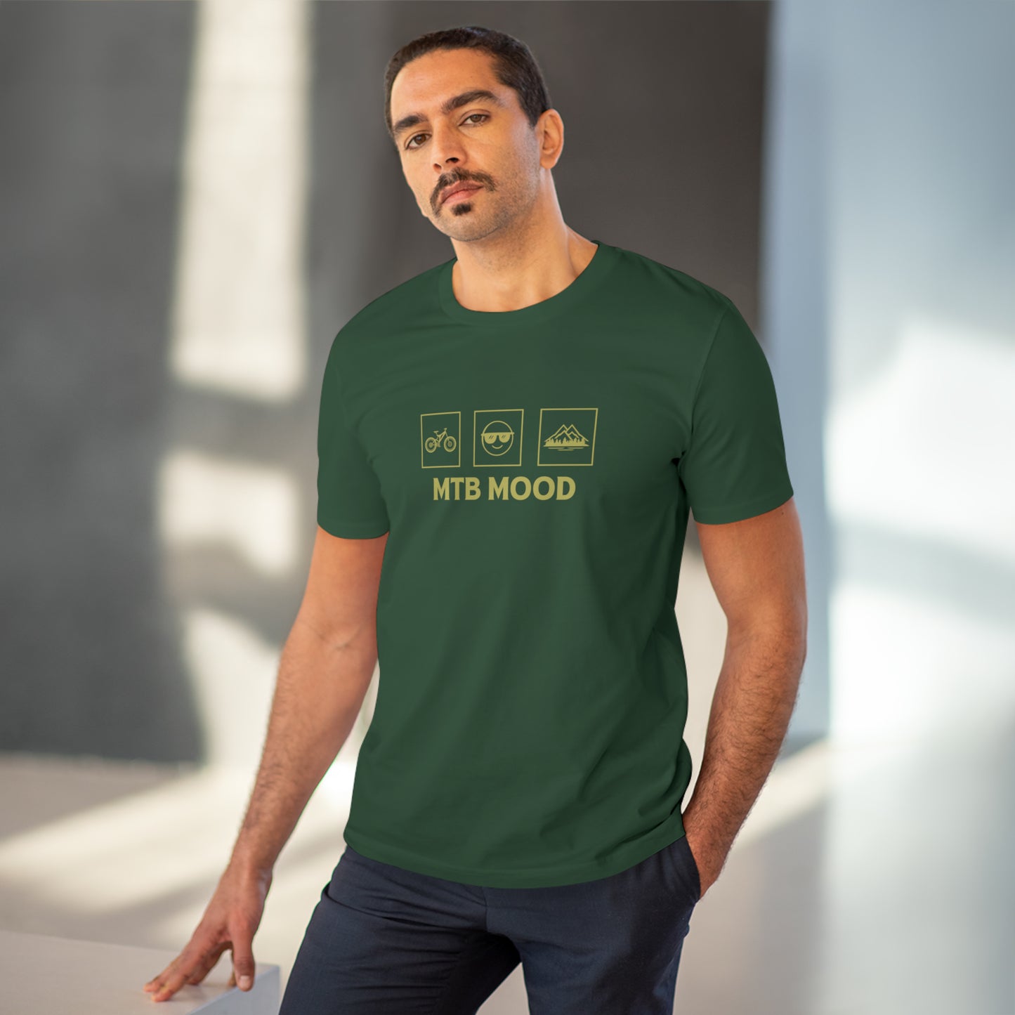 MTB MOOD Mn | Camiseta para hombre (100% algodón ecológico)